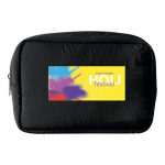 Trousse en nylon et polyester grande capacité 130 g/m² couleur noir troisième vue