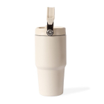 Bouteille isotherme anti-fuite en acier inoxydable recyclé 600 ml couleur beige première vue