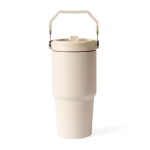 Bouteille isotherme anti-fuite en acier inoxydable recyclé 600 ml couleur beige deuxième vue