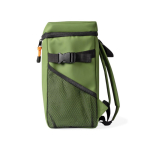 Sac à dos isotherme avec compartiments et similicuir à personnaliser couleur vert deuxième vue