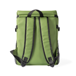 Sac à dos isotherme avec compartiments et similicuir à personnaliser couleur vert quatrième vue