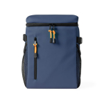 Sac à dos isotherme avec compartiments et similicuir à personnaliser couleur bleu marine