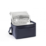 Sac isotherme avec longues anses et fermeture éclair format individuel couleur bleu marine première vue