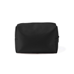 Trousse en nylon et polyester résistant à compartiment unique couleur noir