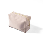 Trousse en nylon et polyester résistant à compartiment unique couleur beige première vue