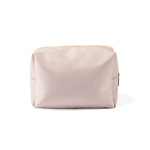 Trousse en nylon et polyester résistant à compartiment unique couleur beige
