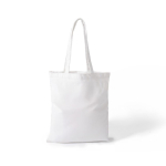 Sac en polyester à anses longues et résistance de 10 kg 300 g/m² couleur blanc