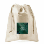 Sac moyen en papier à longues anses à personnaliser couleur marron quatrième vue