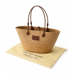 Sac moyen en papier à longues anses à personnaliser couleur marron cinquième vue