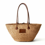 Sac moyen en papier à longues anses à personnaliser couleur marron