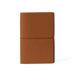 Carnet A5 en carton avec housse de protection et pages blanches couleur marron