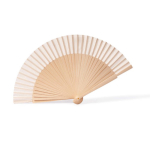 Éventail en bois et polyester pour les événements en plein air68625b3e9b0dbdfc3996447d couleur bois clair