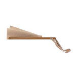 Éventail pliable en bambou et polyester pour événements 23 cm68625b3e9b0dbdfc39964478 couleur naturel deuxième vue