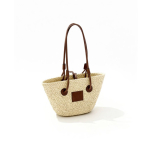 Grand sac panier avec longues anses à personnaliser 280 g/m² couleur naturel première vue