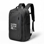 Sac à dos pour ordinateur portable à compartiments multiples 16'' couleur noir vue détaillée