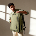 Sac à dos pour ordinateur portable à compartiments multiples 16'' couleur vert vue détail 2