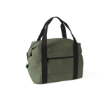 Sac en polyester pour les voyages ou le sport, avec sangle valise couleur vert deuxième vue