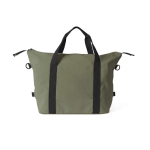 Sac en polyester pour les voyages ou le sport, avec sangle valise couleur vert quatrième vue