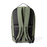 Sac à dos en polyester avec plusieurs compartiments et dos rembourré couleur vert quatrième vue