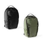 Sac à dos en polyester avec plusieurs compartiments et dos rembourré couleur vert sixième vue