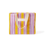 Sac en polypropylène à rayures, finition mate 200 g/m² couleur rose première vue