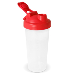 Shaker en plastique anti-gouttes avec insert mélangeur, 700 ml couleur rouge troisième vue