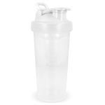 Shaker en plastique anti-gouttes avec insert mélangeur, 700 ml couleur blanc