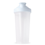 Shaker en plastique anti-gouttes avec insert mélangeur, 700 ml couleur blanc quatrière vue