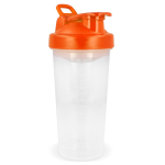 Shaker en plastique anti-gouttes avec insert mélangeur, 700 ml couleur orange