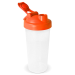 Shaker en plastique anti-gouttes avec insert mélangeur, 700 ml couleur orange troisième vue