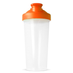 Shaker en plastique anti-gouttes avec insert mélangeur, 700 ml couleur orange quatrière vue