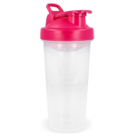 Shaker en plastique anti-gouttes avec insert mélangeur, 700 ml couleur rose