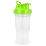Shaker en plastique anti-gouttes avec insert mélangeur, 700 ml couleur vert lime