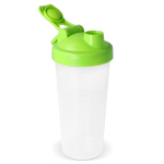 Shaker en plastique anti-gouttes avec insert mélangeur, 700 ml couleur vert lime troisième vue