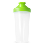 Shaker en plastique anti-gouttes avec insert mélangeur, 700 ml couleur vert lime quatrière vue