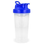 Shaker en plastique anti-gouttes avec insert mélangeur, 700 ml couleur bleu foncé