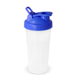 Shaker en plastique anti-gouttes avec insert mélangeur, 700 ml couleur bleu foncé deuxième vue