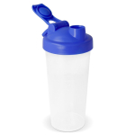 Shaker en plastique anti-gouttes avec insert mélangeur, 700 ml couleur bleu foncé troisième vue