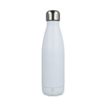 Gourde isotherme en acier inoxydable recyclé anti-fuite 500 ml couleur blanc