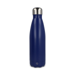 Gourde isotherme en acier inoxydable recyclé anti-fuite 500 ml couleur bleu foncé