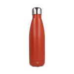 Gourde isotherme en acier inoxydable recyclé anti-fuite 500 ml couleur orange foncé