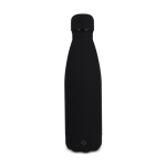 Gourde isotherme en acier inoxydable recyclé, toucher doux, 500 ml couleur noir