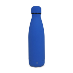 Gourde isotherme en acier inoxydable recyclé, toucher doux, 500 ml couleur bleu