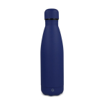 Gourde isotherme en acier inoxydable recyclé, toucher doux, 500 ml couleur bleu foncé