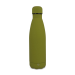 Gourde isotherme en acier inoxydable recyclé, toucher doux, 500 ml couleur vert olive