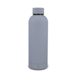 Gourde isotherme en inox recyclé avec fermeture anti-fuite 500 ml couleur gris