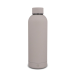 Gourde isotherme en inox recyclé avec fermeture anti-fuite 500 ml couleur beige