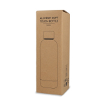 Gourde isotherme en inox recyclé avec fermeture anti-fuite 500 ml couleur bleu foncé deuxième vue