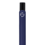 Stylo en aluminium recyclé avec clip noir et encre bleue couleur bleu foncé sixième vue
