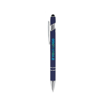 Stylo en aluminium recyclé avec clip robuste et encre bleue vue principale